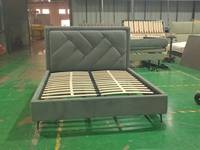 Nouveau design 2026 Lit ottoman de luxe avec rangement, capitonné moderne, relevable hydraulique à vérins à gaz, assemblé, vente en gros directe usine