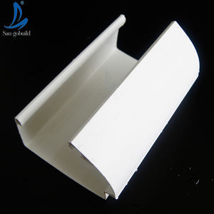 Système de gouttière en PVC UPVC Kenya K Style carré, couleur marron, 5,2 pouces - Product Image 3