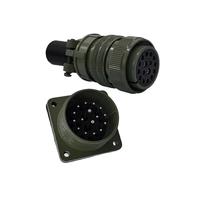Connecteur circulaire militaire MS3106A-24-7S, prise droite MS3102A-24-7P, prise MS5015 16 broches 23A/13A MIL-C-5015