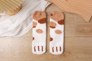 Calcetines Térmicos de Invierno para Mujer Qichuan OEM, Transpirables, Antideslizantes, con Diseño de Animales, Cálidos, al por Mayor - Product Image 3