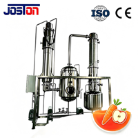 Valfilmdampverdampers voor laagtemperatuurconcentratie van fruit- en groentesap