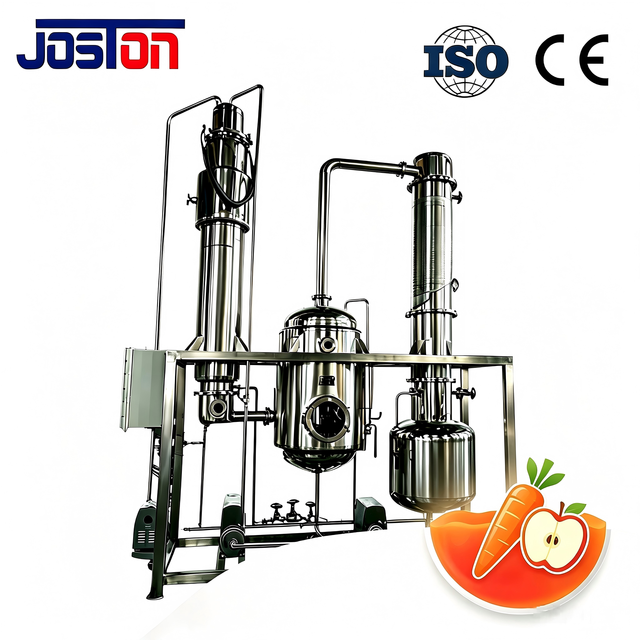 Falling Film Concentrator Low-Temp Concentrating Fruit Juice and Vegetable Juice Vacuum Falling Film Evaporator
