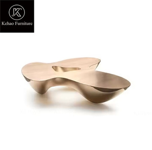 2024 populares en Instagram mesas de centro con logotipo Lv mesa central de superficie para muebles de sala de estar de Villa - Product Image 3