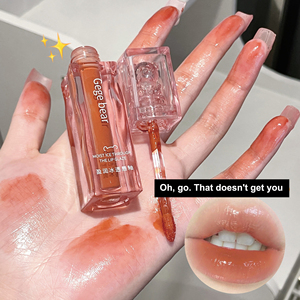 Direct Sales Reasonable Price Lip Glop Gloss Customized Cute Non-Sticky Hydrating Vegan Glossy Lip Gloss Wholesale Bulk - Product Image 2