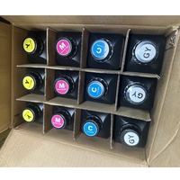 Tinta UV C3 Universal CMYKW Color Impresión digital Tintas UV