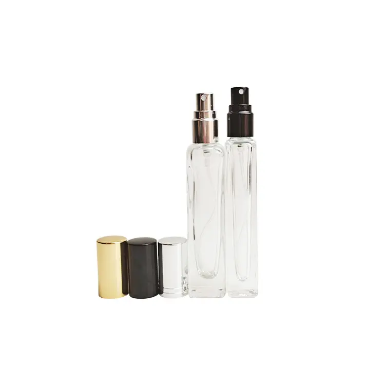 2022 In Voorraad 5/10/15/30/50/100Ml Vierkante Parfum Glazen Fles Met pomp Spray Pen-Vormige Spray Fles