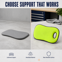 Coussin de genouillère en néoprène à mémoire de forme OEM en gros avec poignée ovale, confortable pour le jardinage et le nettoyage domestique