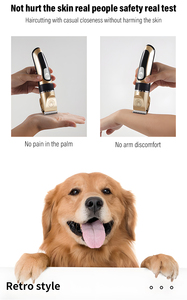 新しい5レベル調整可能1500 Mah犬グルーミングクリッパー静かな犬のヘアトリマー猫用ソフト自動機能セラミックABS - Product Image 3