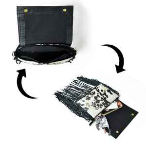 กระเป๋าหนังวัววัววัวสไตล์โบฮีเมียนย้อนยุคขายดีกระเป๋าถือหรูหรามีดีไซน์แกะสลักสำหรับผู้หญิงเครื่องประดับแฟชั่นตะวันตก - Product Image 2