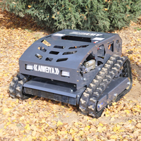 Robot tondeuse intelligent domestique à faible bruit, désherbeur automatique de jardin, tondeuse d'exportation haute puissance, désherbeur tout-terrain télécommandé sur chenilles