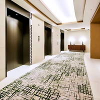 Rouleau de moquette Axminster 80% laine 20% nylon, revêtement de sol haute résistance pour couloir d'hôtel, hall, passage