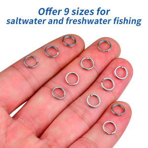 Anillas de Pesca Reforzadas de Alta Calidad OEM, Anillas Dobles Redondas de Acero Inoxidable de 3.6mm-7.5mm, Conector de Anilla Dividida - Product Image 5
