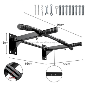 Barra de Dominadas de Hierro Fundido para Montar en la Pared, Soporte para Entrenamiento de Puerta, Soporte para Saco de Boxeo, Gancho para Entrenamiento TRX, Soporte para Ejercicios de la Parte Superior del Cuerpo, Barra Antideslizante - Product Image 6