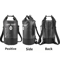 Bolsa seca impermeable plegable con logotipo personalizado para kayak, Camping, escalada, senderismo, expedición, bolsa de almacenamiento