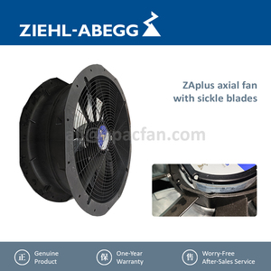 ZIEHL-ABEGG ZN091-ZIL.GL.V5P1 180681 Solución de Ventilación Inteligente de Bajo Consumo con Bola de Plástico para Enfriamiento de Racks de Servidores en Salas de TI - Product Image 3