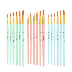 Paul Cézanne Nouveau jeu <span class=keywords><strong>de</strong></span> 25 pinceaux d'artiste avec sac en tissu noir Pinceaux d'artiste <span class=keywords><strong>de</strong></span> haute qualité en nylon pour <span class=keywords><strong>aquarelle</strong></span> et peinture à l'huile - Product Image 3