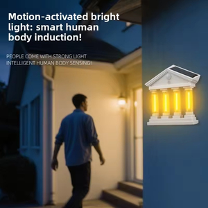 Cross-border Solar Human Body Induction <b>Wall</b> Lamp European-style Small House Tungsten Filament <b>Lighting</b> Lamp Courtyard Outdoor - Product Image 5