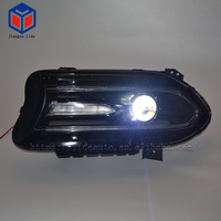 Système d'éclairage automatique sans fil, phare à lentille de fumée LED, pour Dodge Charger 2015 +