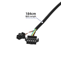Controlador de Motor para Bicicleta Eléctrica ULIP 36V 48V 60V 25A con Pantalla en el Manillar, Controlador de Motor sin Escobillas de 500W