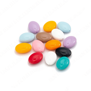 Perline Ovali Ilan 15x20mm 18g Multicolore per Creazione di Gioielli - Product Image 1