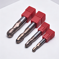 Fraise à bout sphérique en carbure monobloc R5*20*D10*75-2F/3F/4F 55HRC 60HRC 65HRC pour le traitement des moules en acier allié