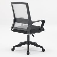Chaise de bureau ergonomique pivotante en maille à dossier mi-haut, confortable, pour salle de réunion, bureau de direction et bureau d'étude, vente en gros directe usine