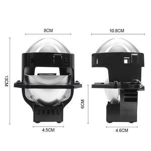 ไฟหน้าโปรเจคเตอร์ Bi LED ขนาด 3.0 นิ้ว สว่างพิเศษ กำลังสูง พร้อมไฟตัดหมอกสีฟ้า สำหรับ Golf Accord C Class GS แรงดันไฟฟ้า 12V - Product Image 4