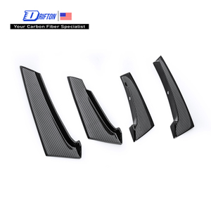 คานาร์ดหน้าคาร์บอนไฟเบอร์ทรง Drifton CMST รุ่นใหม่ สำหรับ Ford Mustang Gen7 S650 ปี 2024 ขึ้นไป - Product Image 1