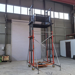 Perancah listrik Modern 3M <span class=keywords><strong>6M</strong></span> 12M <span class=keywords><strong>Platform</strong></span> baja lipat pengangkat seluler hidrolik otomatis kondisi baru untuk ritel - Product Image 5