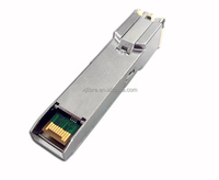 Modul Transceiver Serat Optik Tembaga SFP RJ45 1.25G 10/100/1000Base-T 20KM GLC-TA/SFP--T POE/GSM IP SDK untuk Penggunaan Pusat Data