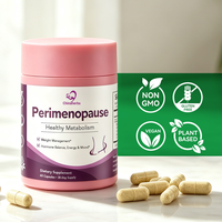 Complément Halal Chinaherbs pour la péri-ménopause, femmes, inositol, chaste-belle, CoQ10, équilibre hormonal, capsules végétaliennes, marque privée, ISO, CGMP