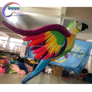 Giant Decoratie Flash Opblaasbare Papegaai Voor Vakantie Reclame - Product Image 1