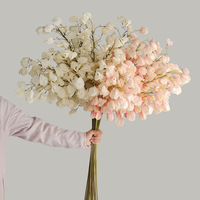 Großhandel Künstliche Chinesische Laternenblume, Künstlicher Physalis-Winterkirschzweig für Boho-Heimdekoration, Hochzeits- und Weihnachtsornamente