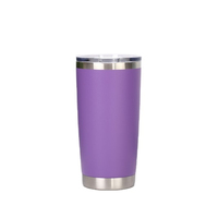 Hot drinkware outdoor hign quantità bicchiere economico in acciaio inossidabile da 20 once con cannuccia e coperchio
