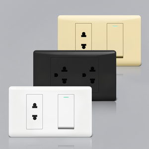 Interruttore e Presa <span class=keywords><strong>a</strong></span> Muro Retrò Impermeabile per Venezuela, Perù, Bolivia con 2 Prese, 2 Interruttori, 2 Porte USB-<span class=keywords><strong>A</strong></span> e 2 Porte USB-<span class=keywords><strong>C</strong></span> - Product Image 6