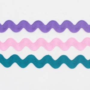 Factory Low Price Zig Zag Ribbon Polyester <strong>Ric</strong> <strong>Rac</strong> <strong>Trimming</strong> - Product Image 1