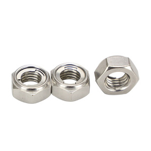 Nhà sản xuất bán buôn Fastener sản phẩm tự khóa Nut SS304 316 thép không gỉ din985 <span class=keywords><strong>nylock</strong></span> NUT - Product Image 2
