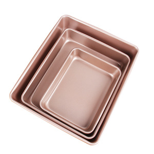 Hình chữ nhật nấu nướng khay Carbon thép không dính lớp phủ ánh sáng và sâu Baking Pan Set - Product Image 5