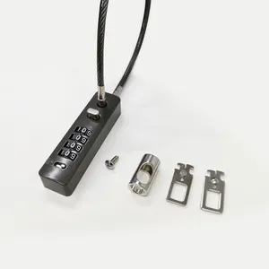 Fabrieksprijs Desktop Computer Kabel Combinatie Slot Voor Macbook Computer Lock Anti-Diefstal Beveiliging Combinatie Slot