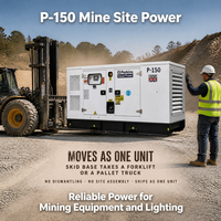 Groupe électrogène 60 kVA à faible bruit, super silencieux, insonorisé, triphasé 400 V, groupe électrogène diesel de secours pour hôtel