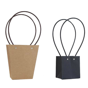 New Black Colore Su Misura di Lusso Stampato Pacchetto Della Scatola di Cartone di Carta di Fiore Rosa Sacchetti di San Valentino Fiorista Regalo Scatola di Imballaggio - Product Image 6