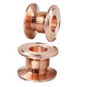 Fabricante personalizado de cobre rojo virola Tri Clamp adaptador de ajuste suave pulido bisel extremo <span class=keywords><strong>Stub</strong></span> soldadura manga para aceite Gas agua - Product Image 1