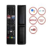 Control Remoto por Voz para Televisor Inteligente HUAYU RM-C3250, Compatible con JVC Universal LED HDR LCD HDTV 4K