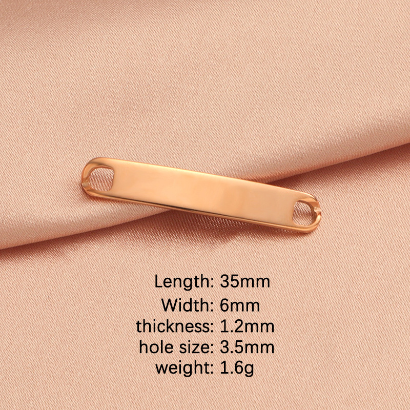 35*6mm Rose gold
