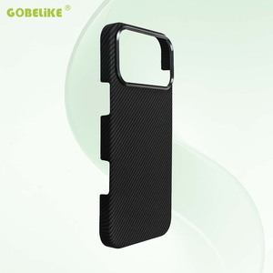 Étui de protection multifonction 3-en-1 en fibre de carbone de luxe avec support magnétique pour iPhone 17 <span class=keywords><strong>Pro</strong></span> Max Air - Product Image 5