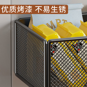 Étagère magnétique pour réfrigérateur Evesigar avec crochets et bacs de rangement pour l'organisation de la cuisine - Product Image 4