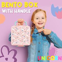 Sans Bpa, Passe au lave-vaisselle, Cupcakes violets, Diviseur de service étanche à 4 compartiments, Petite boîte à snackle, Conteneur de stockage des aliments