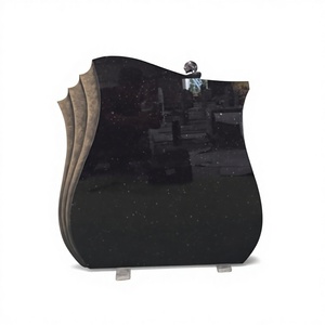 หินแกรนิตสีเทาอ่อนธรรมชาติขัดเงาสำหรับหลุมศพและอนุสรณ์สถาน - Product Image 5