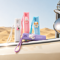 Botol Semprot Mini Lucu 10 ml Custom, Kaca+Plastik PP, dengan Tali Gantung untuk Body Mist, Parfum, dan Semprotan Pelembap