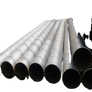 underground bunker 5.0mm to 25mm 219mm to 3040mm anti-rust oil SSAW Steel Pipe